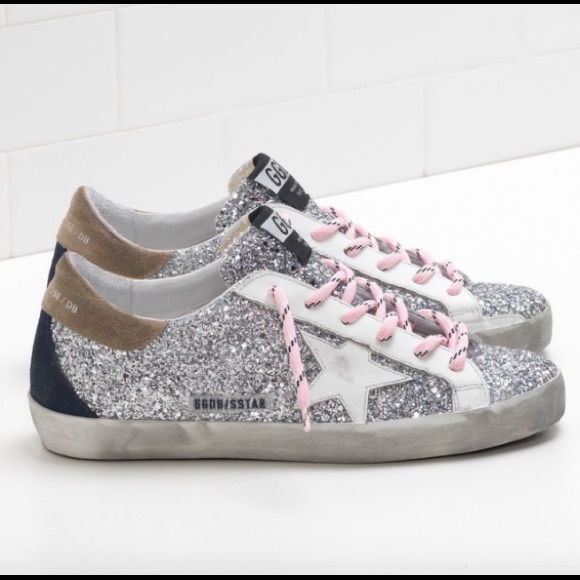 Golden Goose Superstar Glitter/White Star 36 NIB - Picture 1 of 10